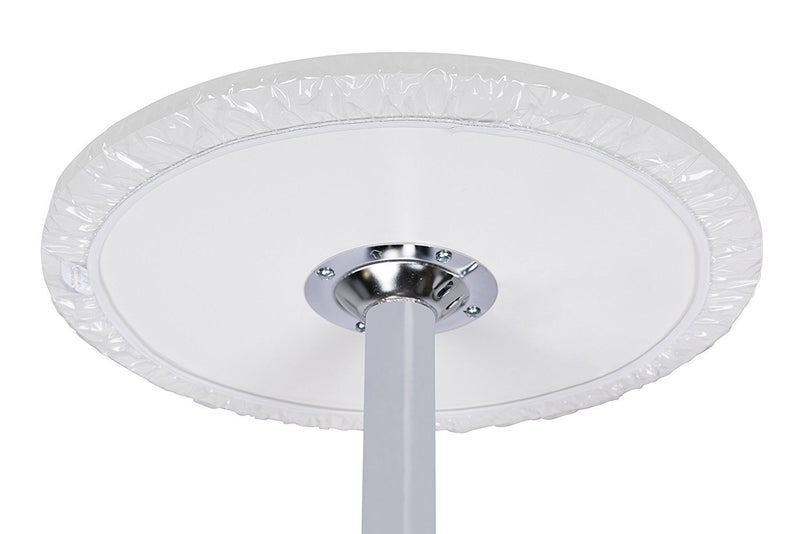Yourtablecloth Heavy Duty Clear Vinyl Round Fitted Tablecloth (Table Cover) Elasticized Tablecloth Great for Protecting Your fine Tables and Table Linen 30â€ - Image 2